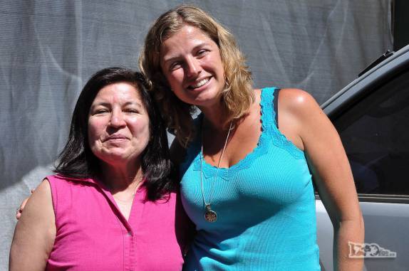 Despedida da nossa queridíssima amiga Maria Ester, que sempre toma conta da Fiona em sua casa enquanto viajamos, em Santiago, capital do Chile